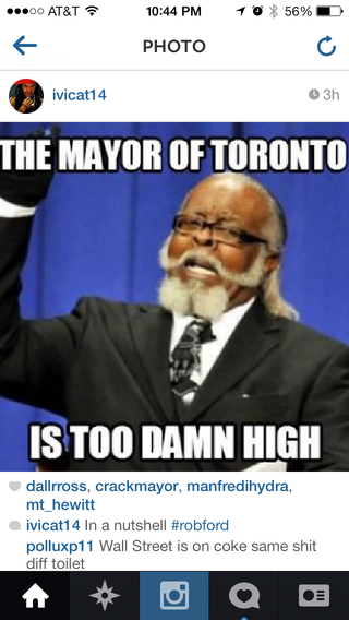 Illustration for article titled My brother keeps sending me these Rob Ford memes...